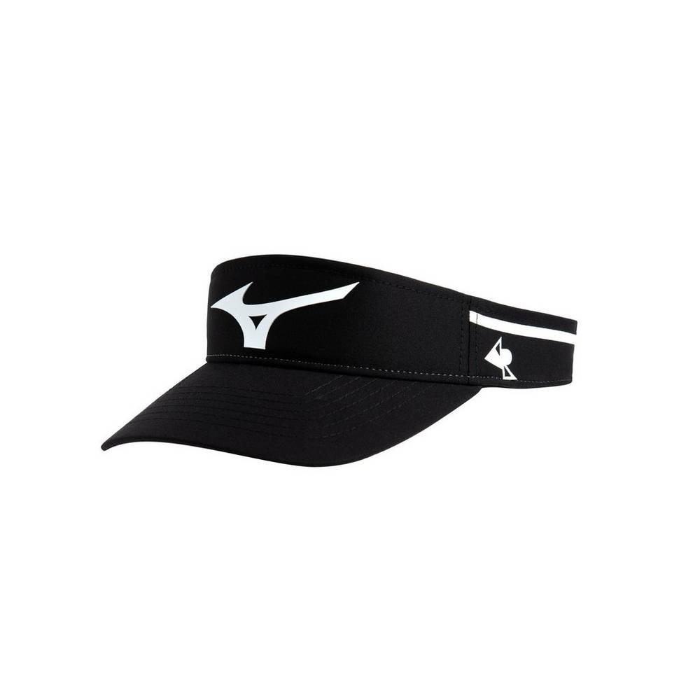 Panske Čiapky Mizuno April Ross Čierne/Biele Vypredaj HIQW63491